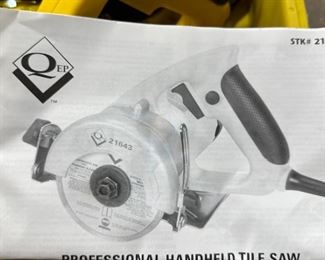 QEP Professional Handheld Tile Saw 