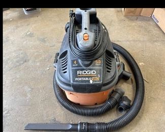 Ridgid 4 Gallon Portable Vac 