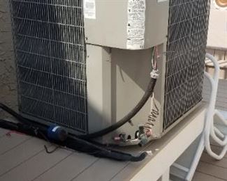 HVAC professionally pumped down