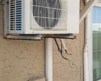 Mini-split system; professionally pumped down