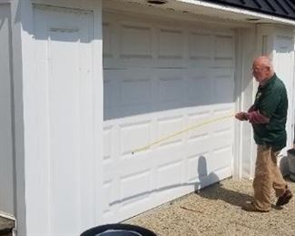 10' x 6 1/2' garage door with opener