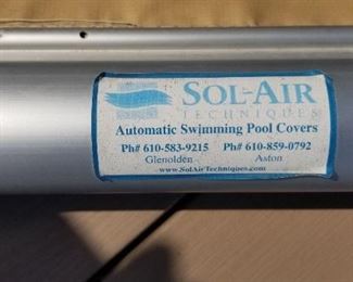 Sol-Air automatic swimming pool cover approx. 14' x 32'