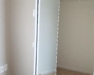 Mirrored bi-fold doors