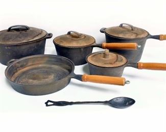 Vintage Cast Iron Cookware Set