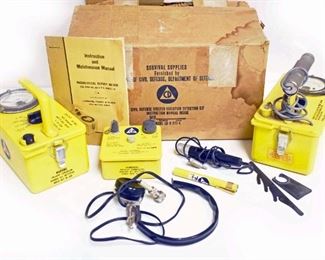 VTG Civil Defense Shelter Radiation Detection Kit