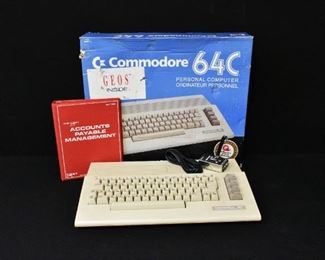 Commodore 64 Computer + Software