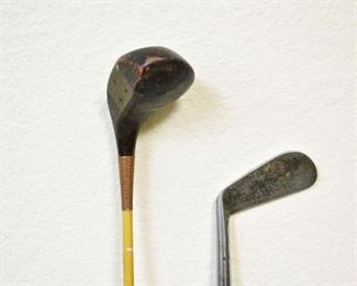 Wright & Ditson #3 Driver & MacGregor Mid-Iron