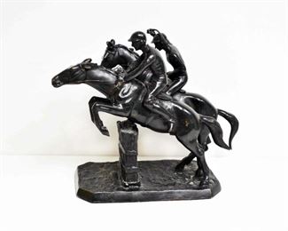 "Steeplechase" Bronze Sculpture