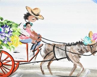 Elizabeth "Chabela" Haas Oil on Board