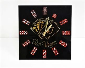 Las Vegas Dice Mantle Clock