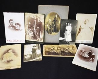Antique Cabinet Cards / Photos / Postcards
