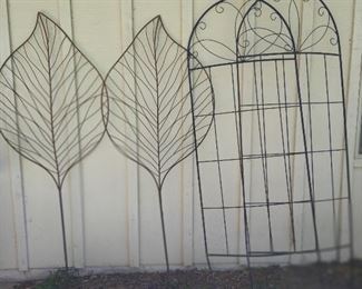 Iron climbing stakes