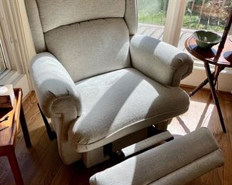 New light gray La-Z-Boy recliner