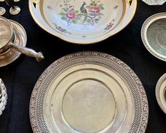 Sterling pierced plate