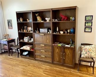 Drexel 3-section bookcase