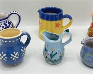 6 Assorted Ceramic Pitchers From Ireland, Italy, Turkey & USA
Lot #: 86