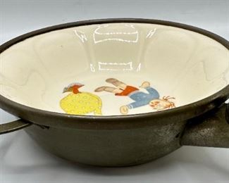 Vintage 1940s Baby Food Warmer Bowl & Dish
Lot #: 71