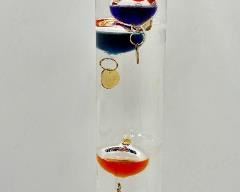 Galileo Thermometer, Hand Blown Glass
Lot #: 38