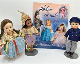 3 Vintage 1960's Madame Alexander Dolls: Israel, Thailand & Laurie Of Little Women
Lot #: 92