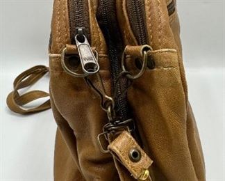 Expandable Fine Leather Duffle Bag, Collapses To Very Small Size
Lot #: 26