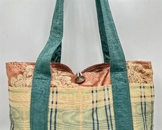 Hand Made Fabric Tote, Original Design
Lot #: 82