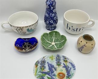 7 Ceramic & Glass Mugs & Dishes By Sesto Fioren Of Italy, 222 Fifth, Wildflower & Bordallo Pinheiro & More
Lot #: 69