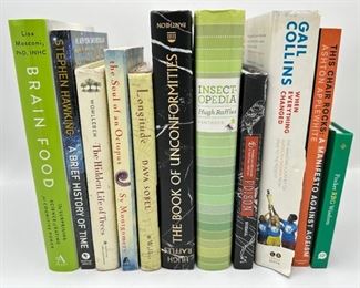 11 Non-Fiction Books: 8 Science & 3 Women's Issues
Lot #: 122