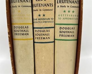 First Edition 1942 Lee's Lieutenants By Douglas Southall Freeman Books
Lot #: 13