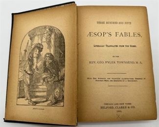 First Edition 1884 Aesop's Fables By George Fyler Townsend
Lot #: 9