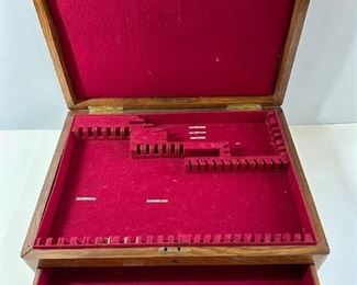 Vintage Oak Flatware Chest With Drawer
Lot #: 65