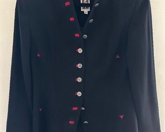 Zelda Black Jacket With Red Trim & Buttons, Size 10
Lot #: 97