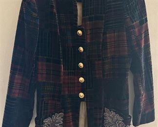 Clementine Couture Velvet Jacket, France, Size 42
Lot #: 98