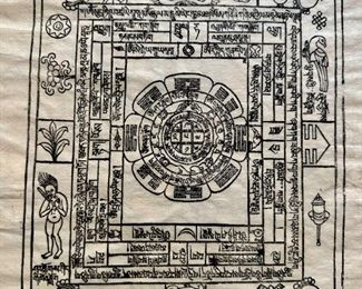 6 Tibetan Buddhist Thangka Wood Block Print, Rice Paper, Unframed
Lot #: 59