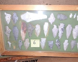 WILL SELL CHOICE ARROWHEADS FROM SHOWCASES