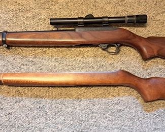 #17 - RUGER 10/22 .22 w/Scope & Extra Stock, SN 40964
