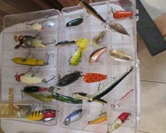Old Fishing lures....Top Water - very old