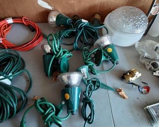 Extension cords and lights