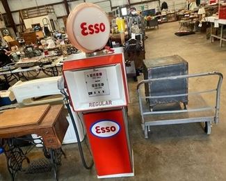 Esso gas pump 