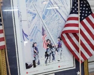 "united we stand" framed print 