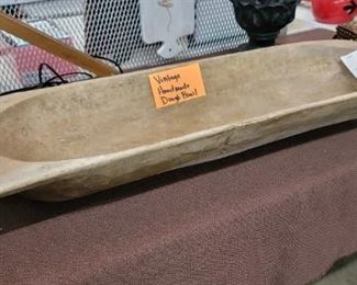 VINTAGE HANDMADE DOUGH BOWL