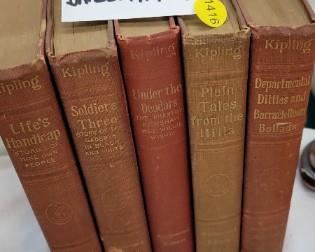 5 RUDYARD KIPLING BOOKS-DATED 1914-1916