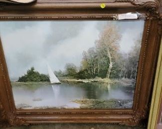 SAILBOAT FRAMED PICTURE