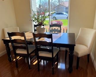 World Market dining table and chairs