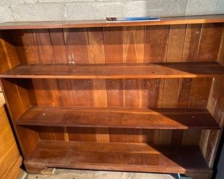 wooden bookcase