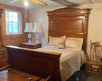 1920’s Golden Oak Bed