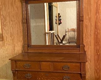 1920’s Golden Oak Dresser