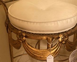Florentine vanity stool