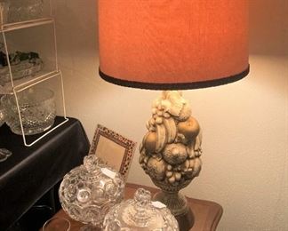 Large shade lamp