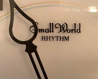 "Small World" clock