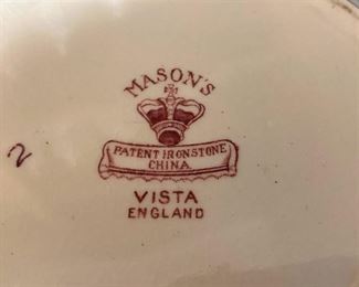 Mason's china "Vista" from England